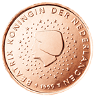 5 cent euro coin Netherlands series1.gif